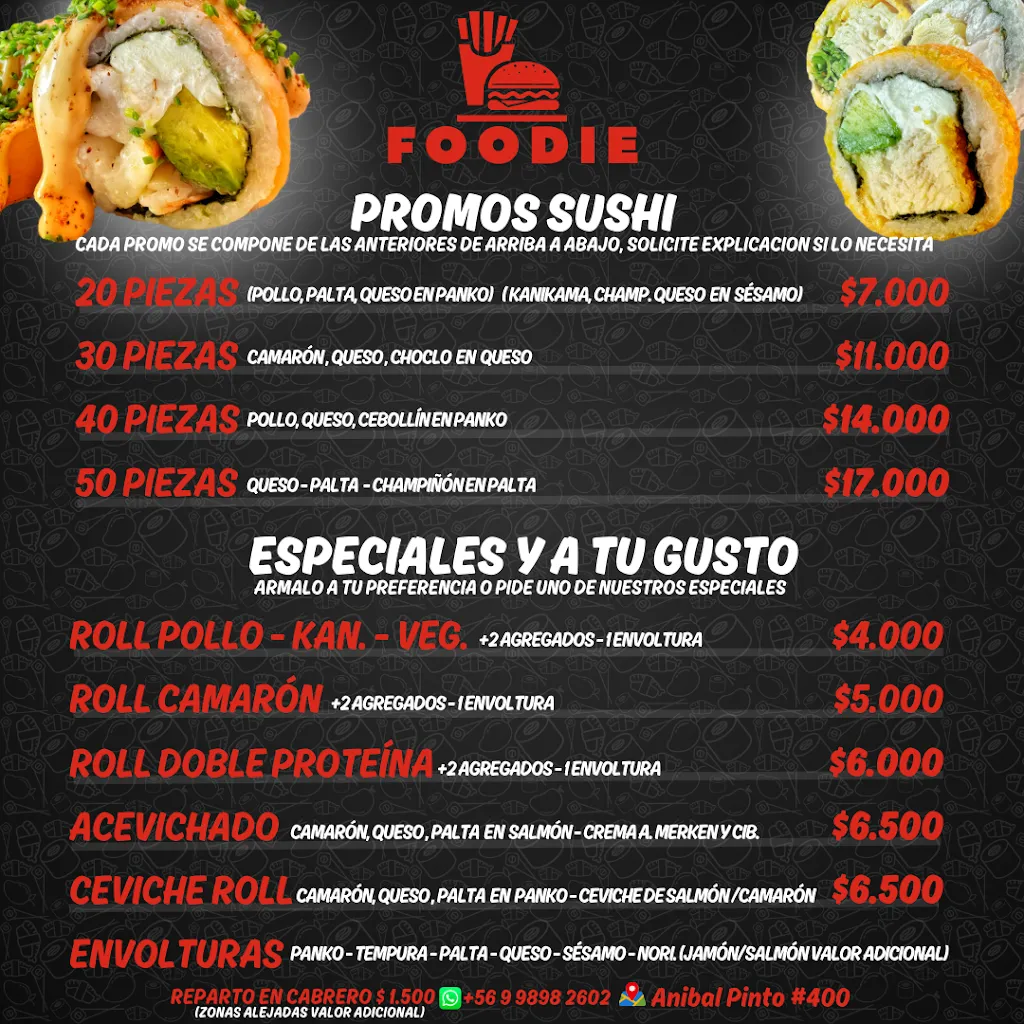 Menu_FOODIE CABRERO_Cabrero_immagine_2