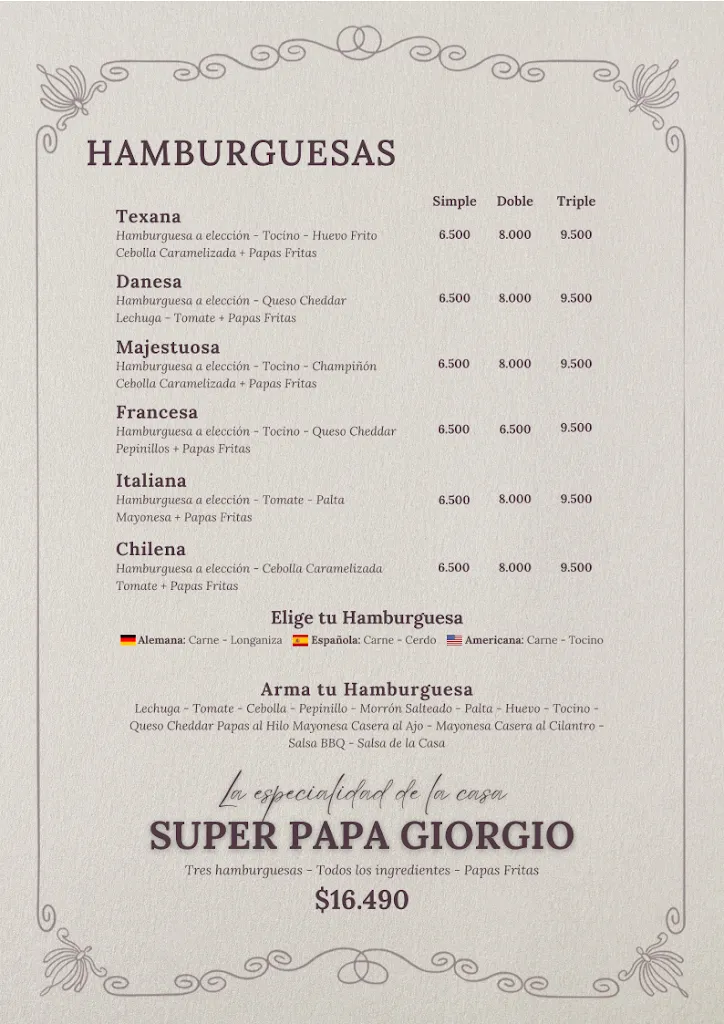 Menu_Pizzería Papa Giorgio Monte Águila_Cabrero_image_2