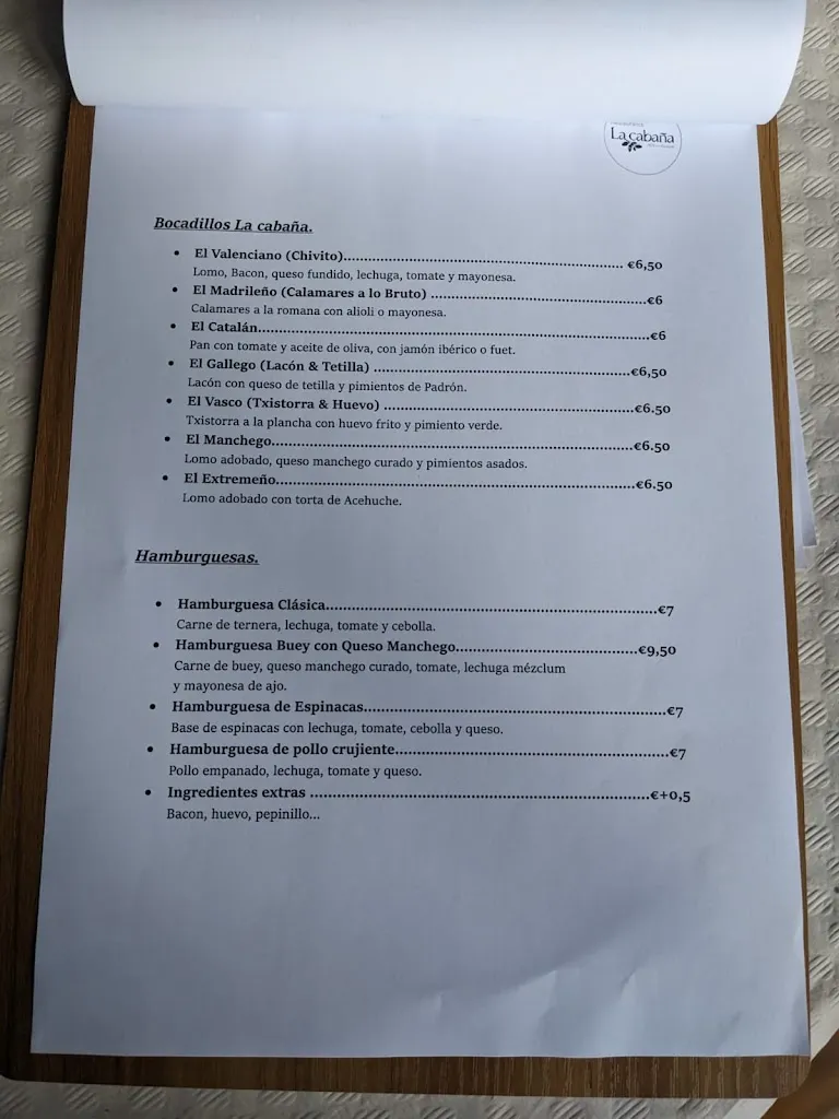 Menu_Restaurante la Cabaña_Ceclavín_image_3