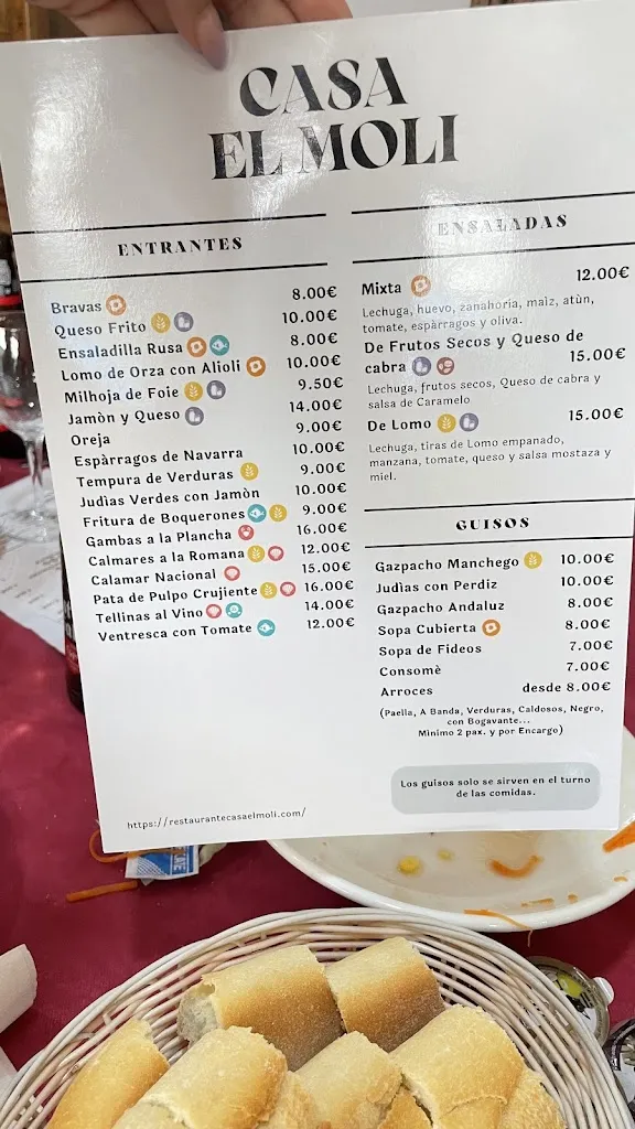 Menu_Casa el Moli_Alcalá del Júcar_immagine_1