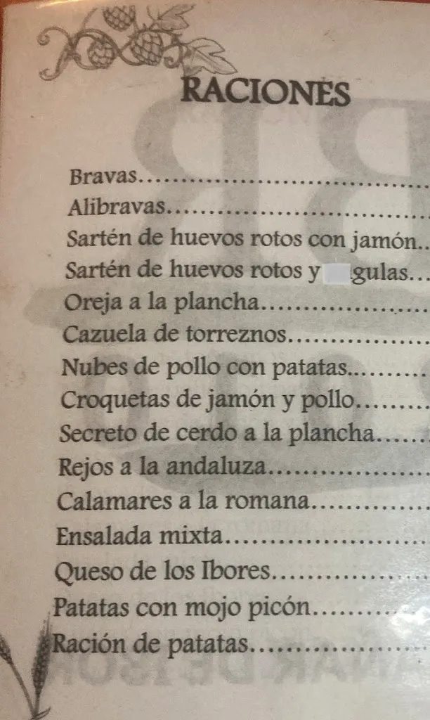 Menu_Bar Robledo_Castañar de Ibor_image_1