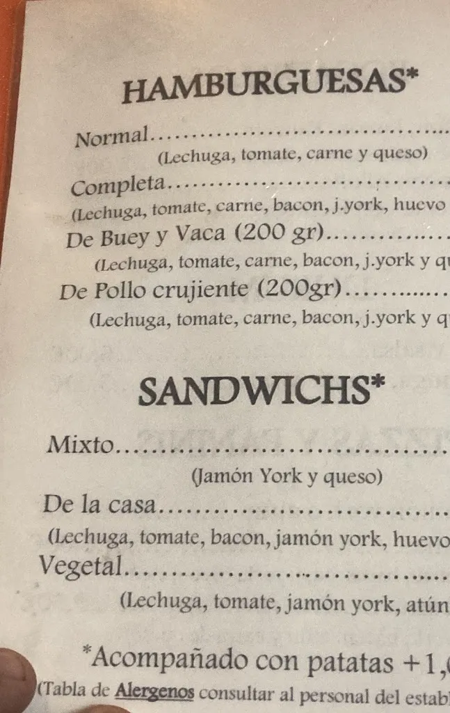 Menu_Bar Robledo_Castañar de Ibor_image_2