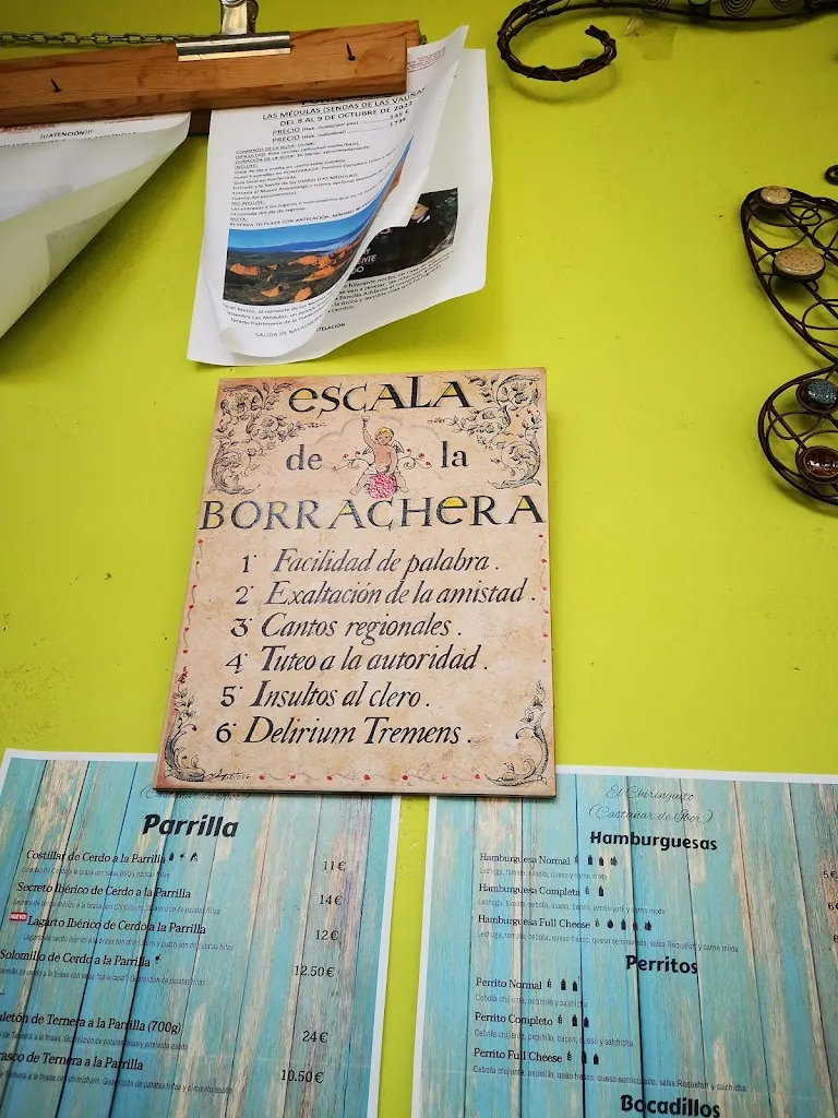 Menu_El Chiringuito_Castañar de Ibor_immagine_3