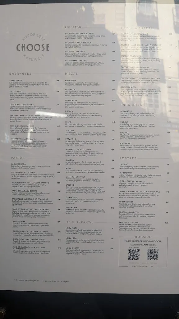 Menu_Choose Restaurante Vegano_Cerezo_image_1