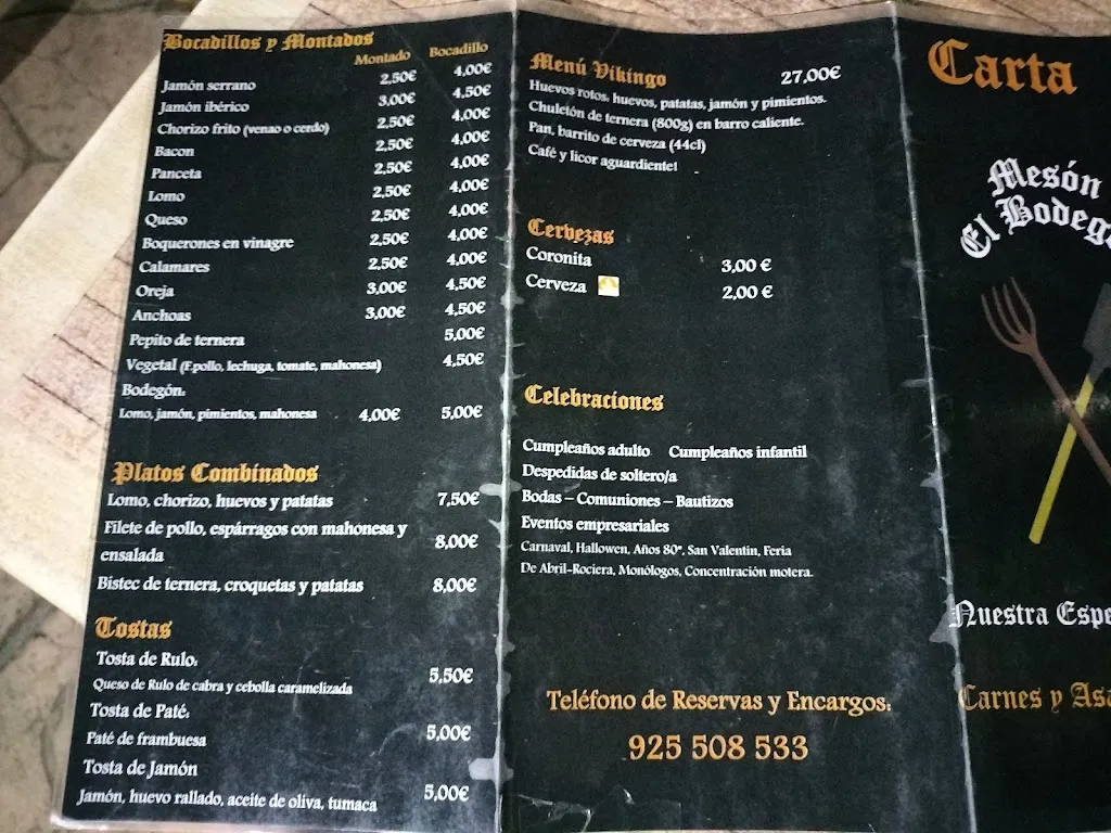 Menu_Mesón El Bodegón_Cedillo_image_2