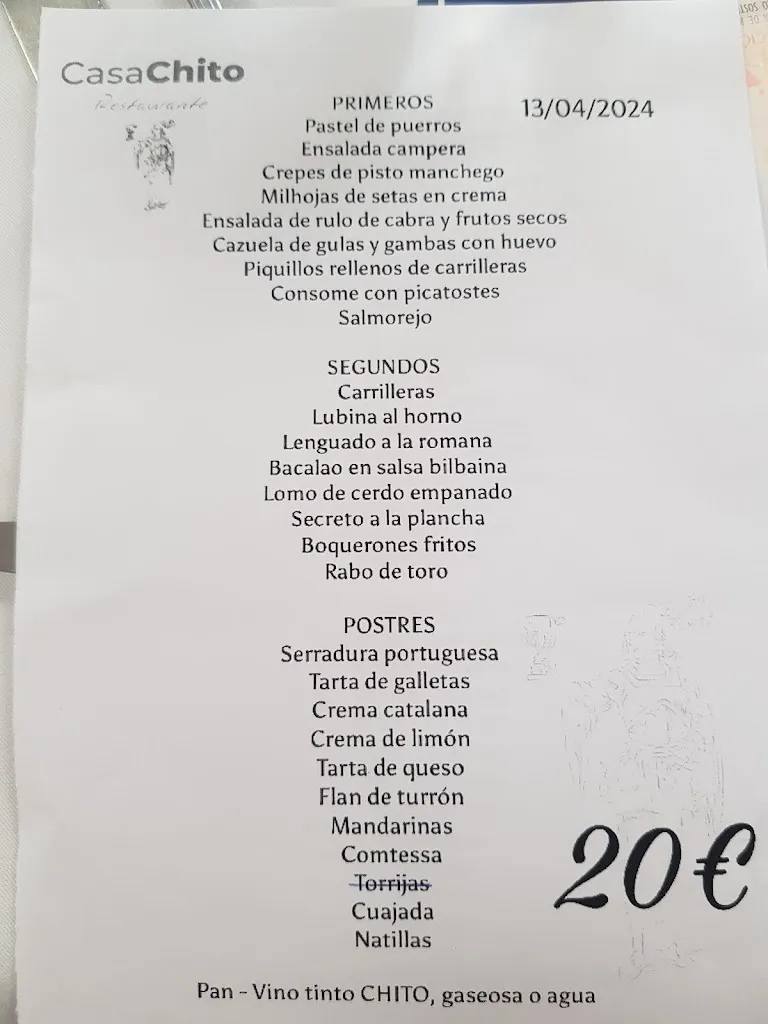 Menu_Casa Chito_Coria_immagine_4