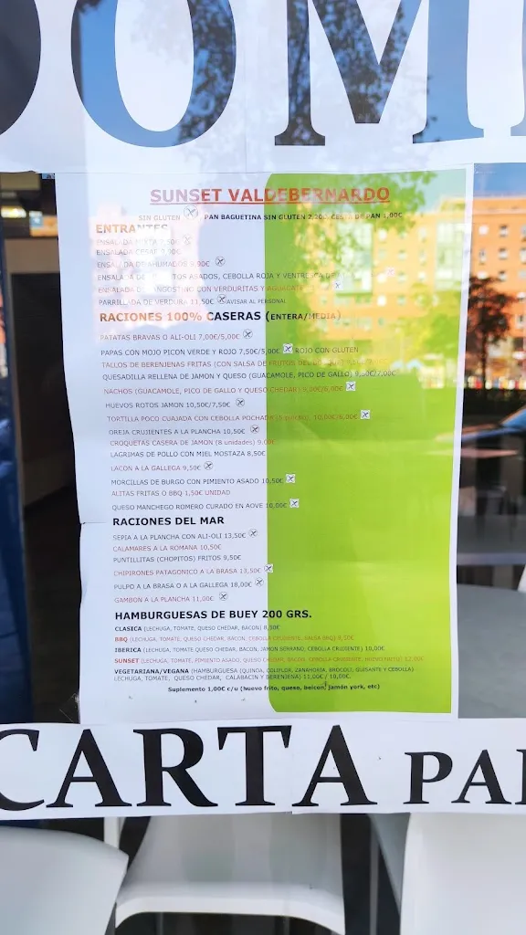 Menu_La cumbre Valdebernardo_Cumbre La_image_4