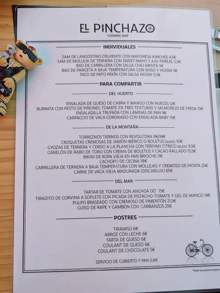 Menu_El Pinchazo Cooking Bar_Gargantilla_image_3