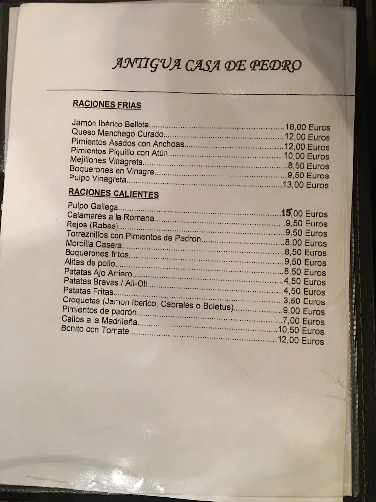 Menu_Antigua casa de Pedro_Gargantilla_image_4