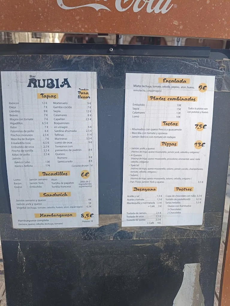 Menü_Gloria Bendita_Alcalá del Júcar_Bild_1