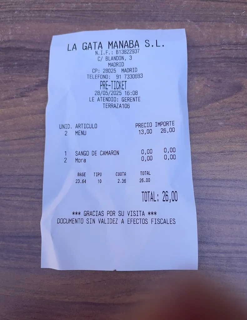 Antonio José Castrillon chavez_Restaurante La Gata Manaba_Gata_review