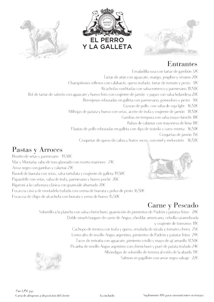 Menu_El Perro y La Galleta - Restaurant_Gata_image_1
