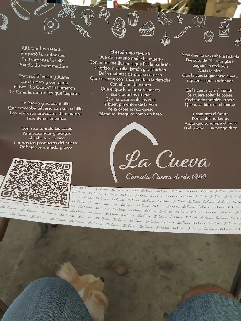 Menu_Bar La Cueva_Garganta la Olla_immagine_4