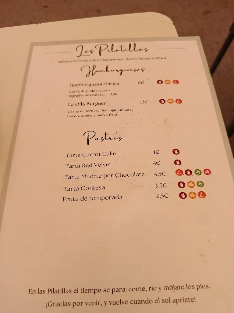 Menu_Chiringuito Las Pilatillas_Garganta la Olla_image_4