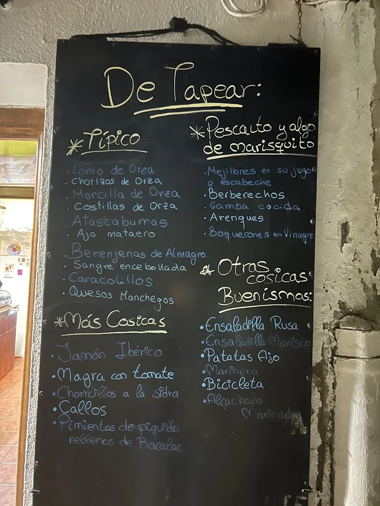 Menu_Bar La Hondonera_Alcalá del Júcar_image_2