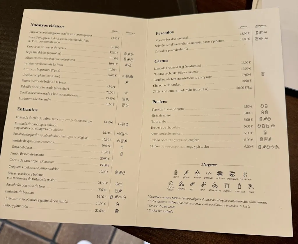 Menu_El Labrador_Guijo de Santa Bárbara_immagine_4