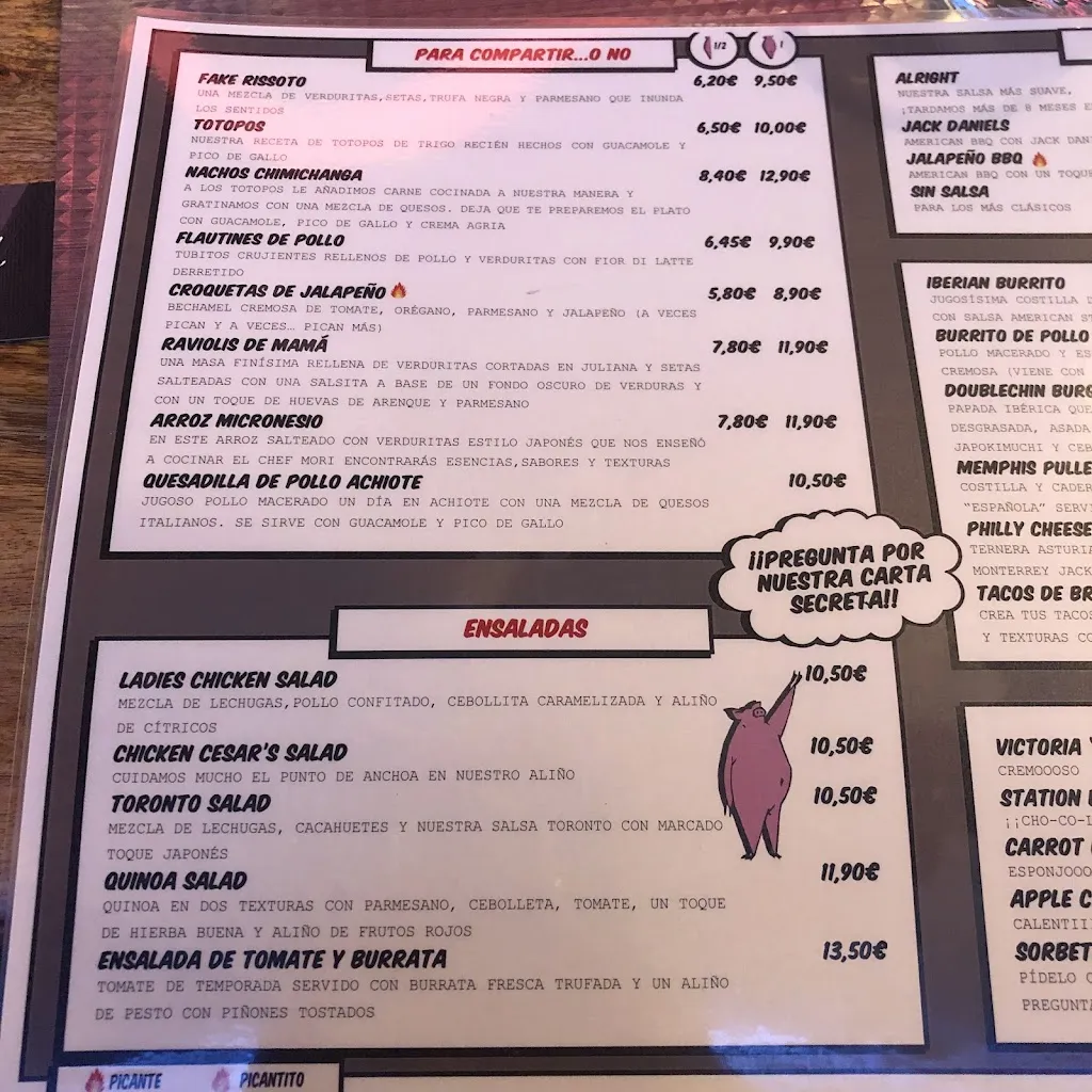 Menu_Alright Salamanca | Comida Americana Madrid_Hoyos_immagine_3