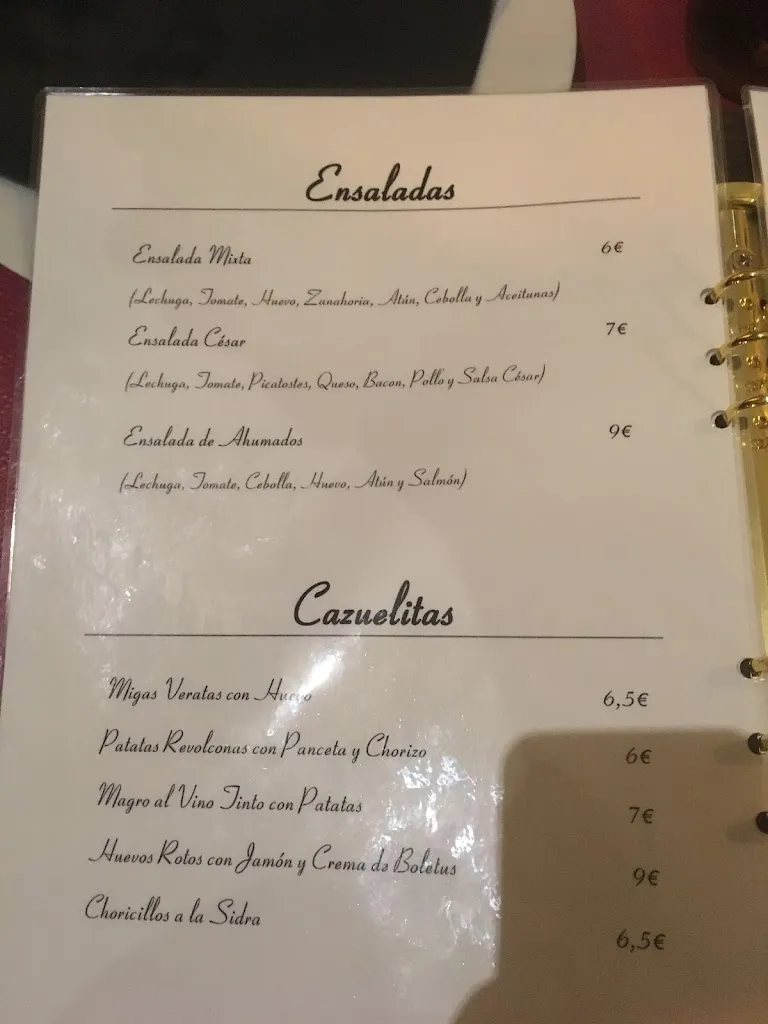 Menu_Restaurante La Cabaña_Jarandilla de la Vera_immagine_2