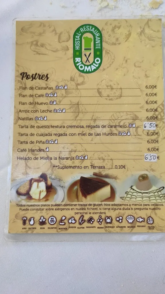 Menu_Hostal Restaurante RIOMALO el Mulero_Ladrillar_image_1