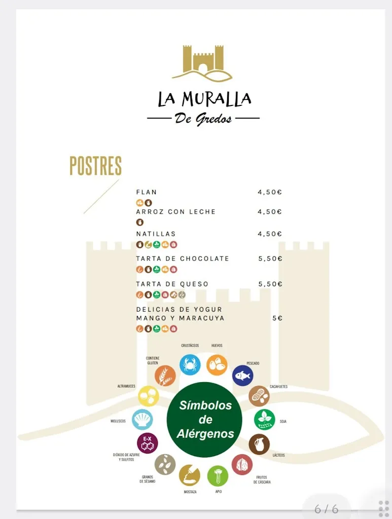Menu_La Muralla de Gredos_Madrigal de la Vera_image_1