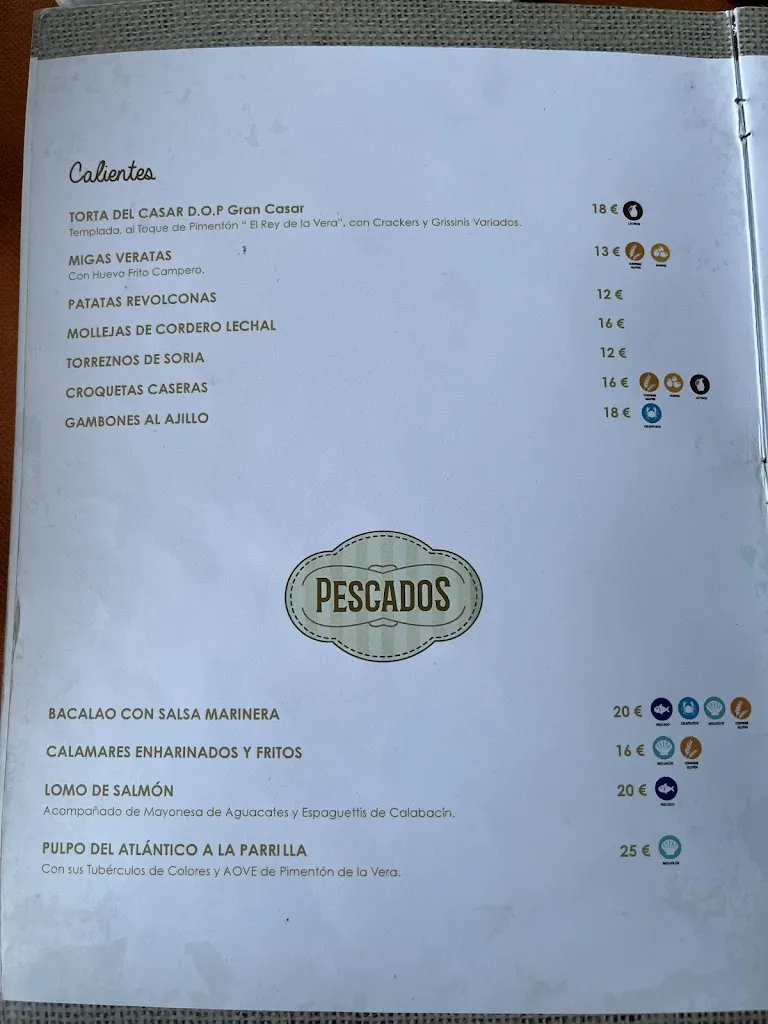 Menu_Restaurante Carlos V_Losar de la Vera_image_1