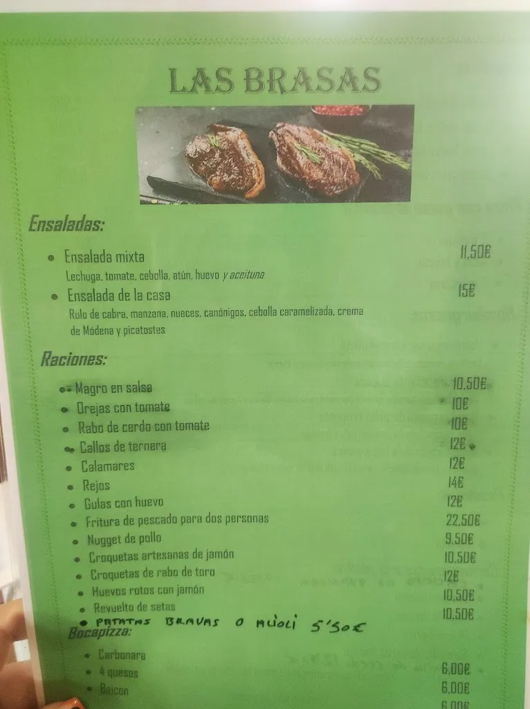Menu_Restaurante Las Brasas_Losar de la Vera_immagine_4
