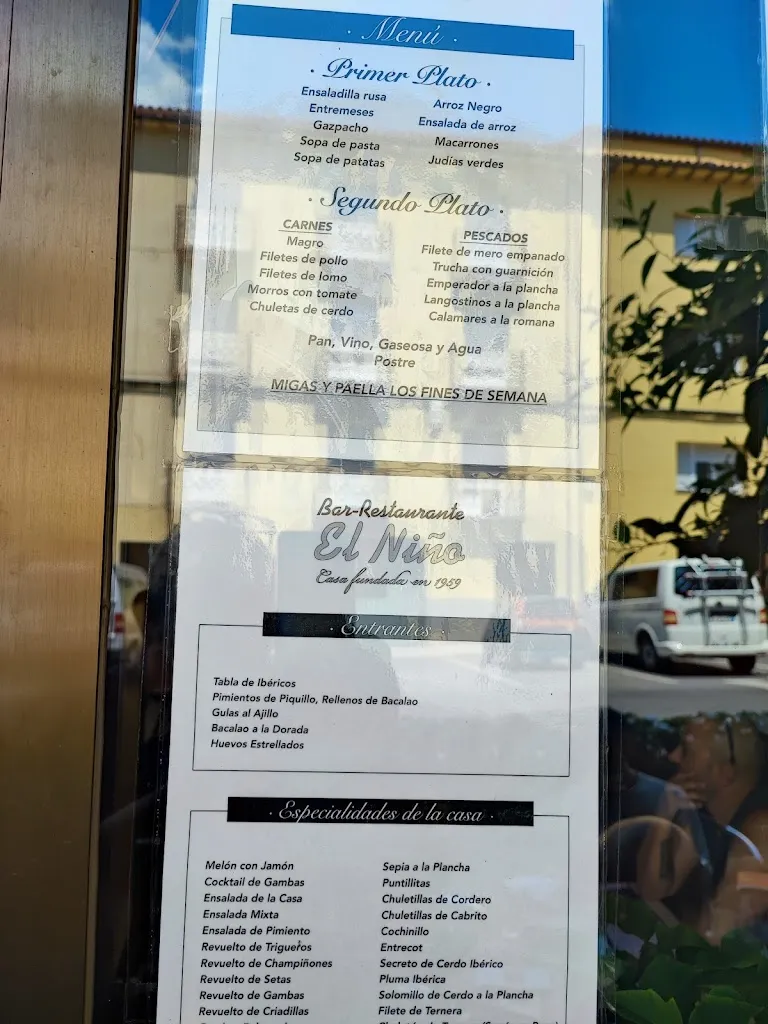 Menu_Restaurante El Niño_Losar de la Vera_image_1