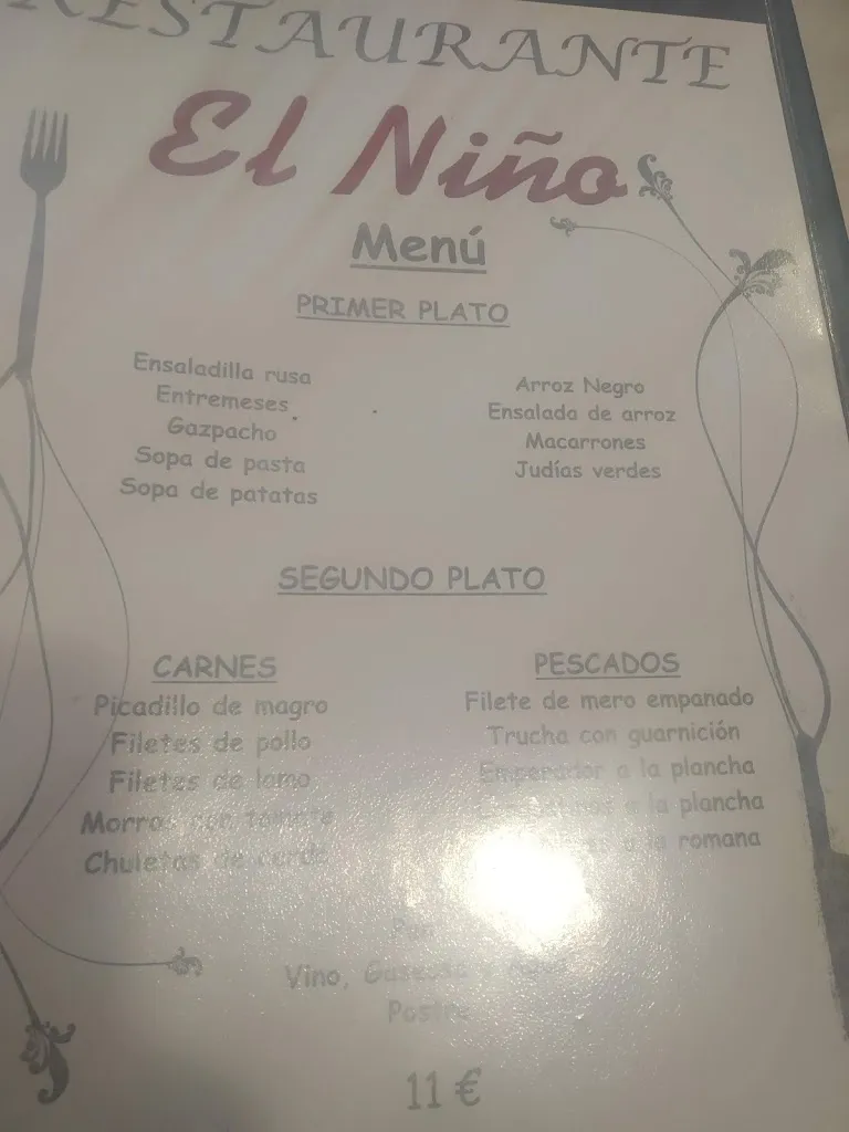 Menu_Restaurante El Niño_Losar de la Vera_image_4