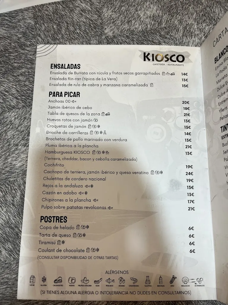 Menu_Restaurante Bar Cafetería Kiosco_Jaraíz de la Vera_image_2