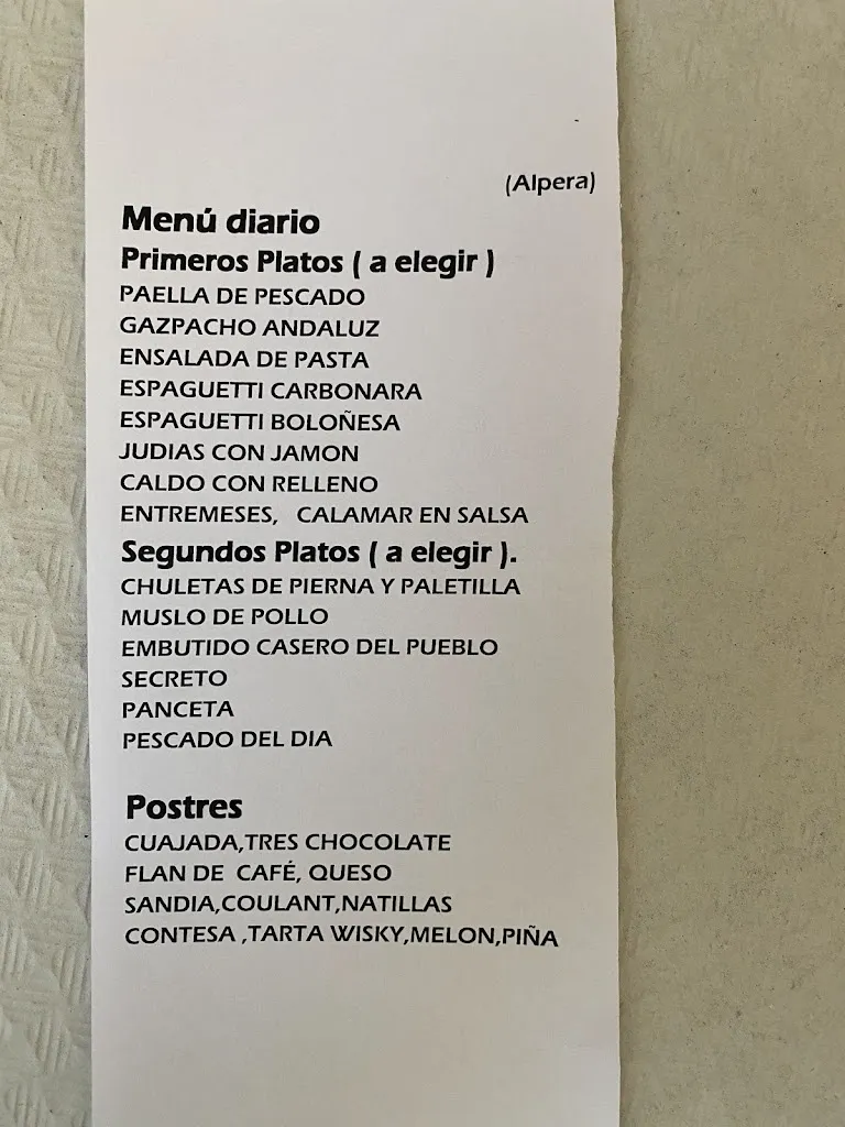 Menu_Restaurante Los Arcos_Alpera_immagine_3