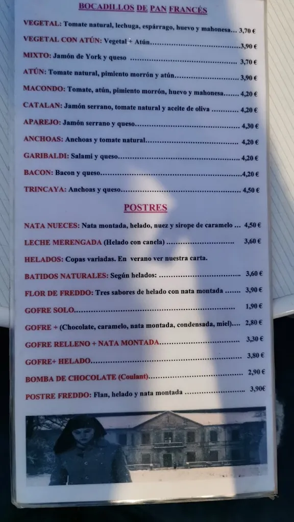 Menu_Pizzeria Freddo_Jaraíz de la Vera_image_1