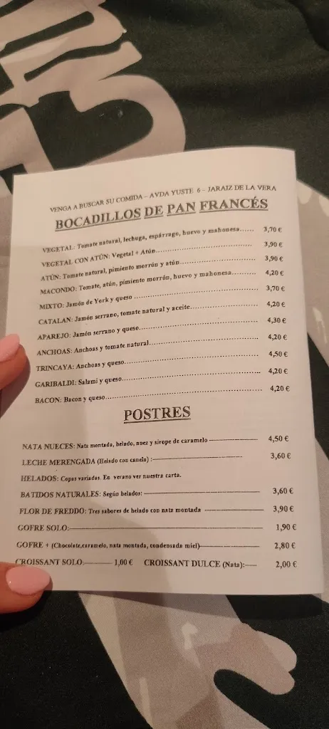 Menu_Pizzeria Freddo_Jaraíz de la Vera_image_2