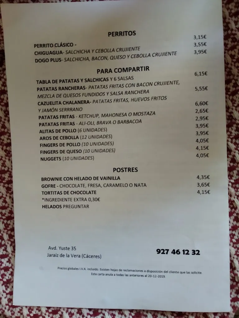 Menu_Bocateria la Baguette_Jaraíz de la Vera_image_3