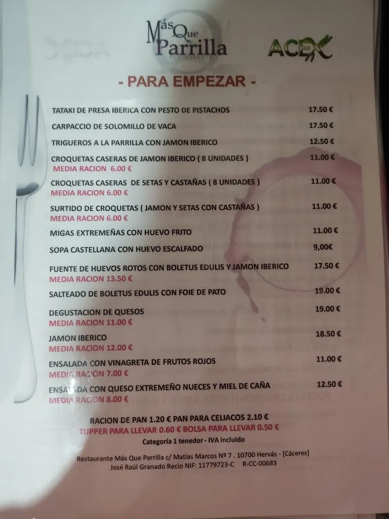 Menu_Restaurante Más Que Parrilla_Hervás_image_2