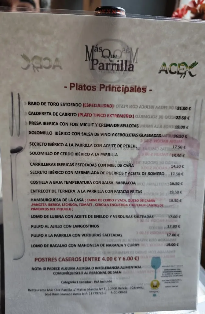 Menu_Restaurante Más Que Parrilla_Hervás_image_4
