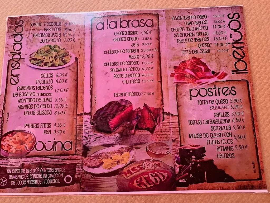Menu_Mesón El 60_Hervás_image_1