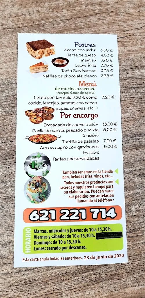 Menu_Buen Comer_Hervás_immagine_2