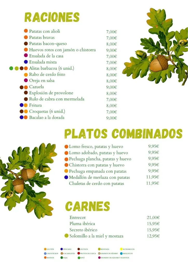Menu_Bar Rincón de Salvador_Mata de Alcántara_image_2