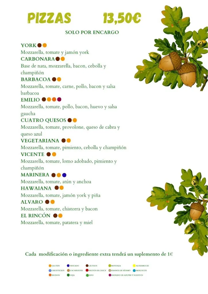 Menu_Bar Rincón de Salvador_Mata de Alcántara_image_3