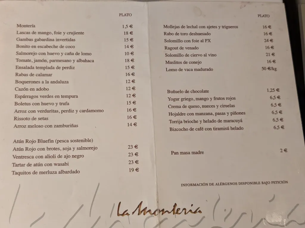 Menu_Restaurante La Montería_Mirabel_image_1
