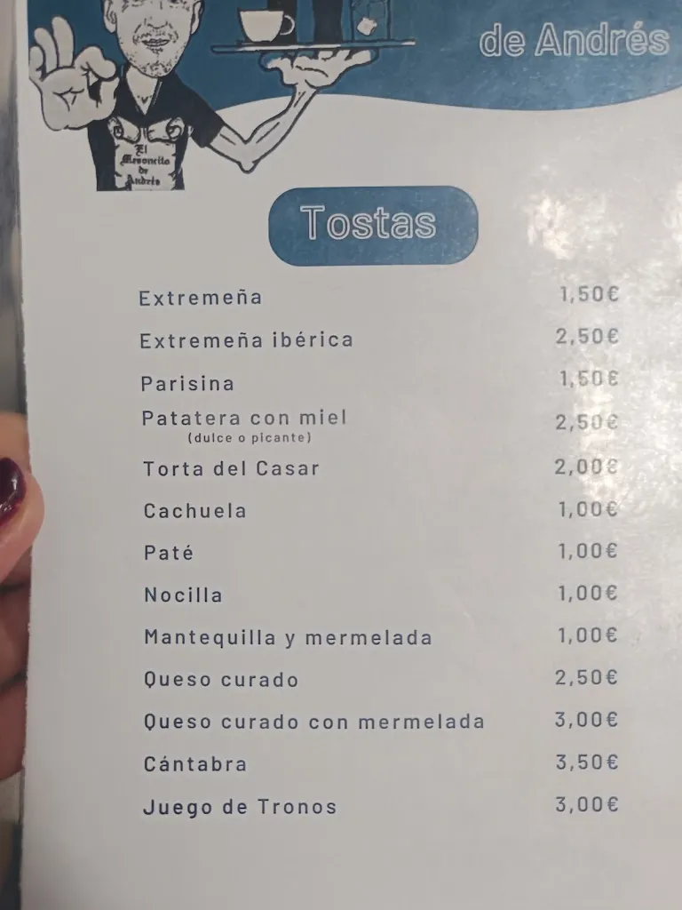 Menu_El Mesoncito De Andrés_Malpartida de Cáceres_image_1