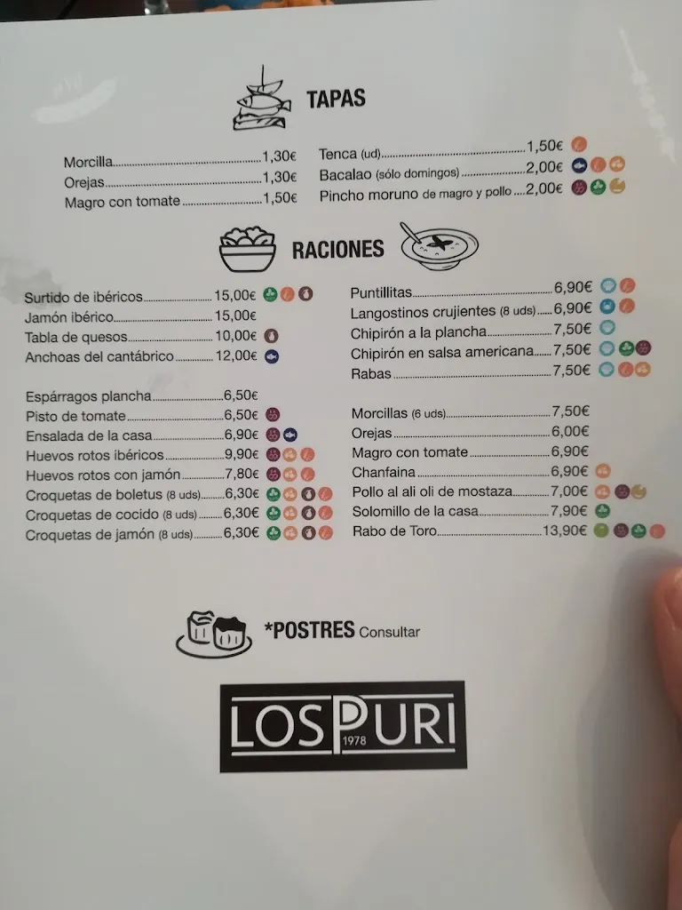 Menu_Los puris 1978_Malpartida de Cáceres_image_3