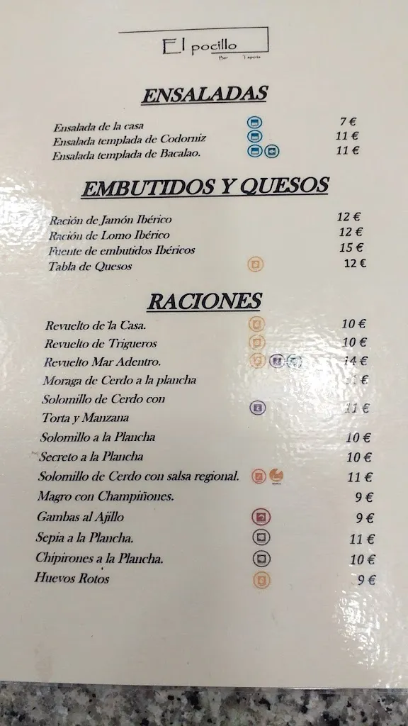 Menu_IT0 Taperia el pocillo_Malpartida de Cáceres_immagine_1