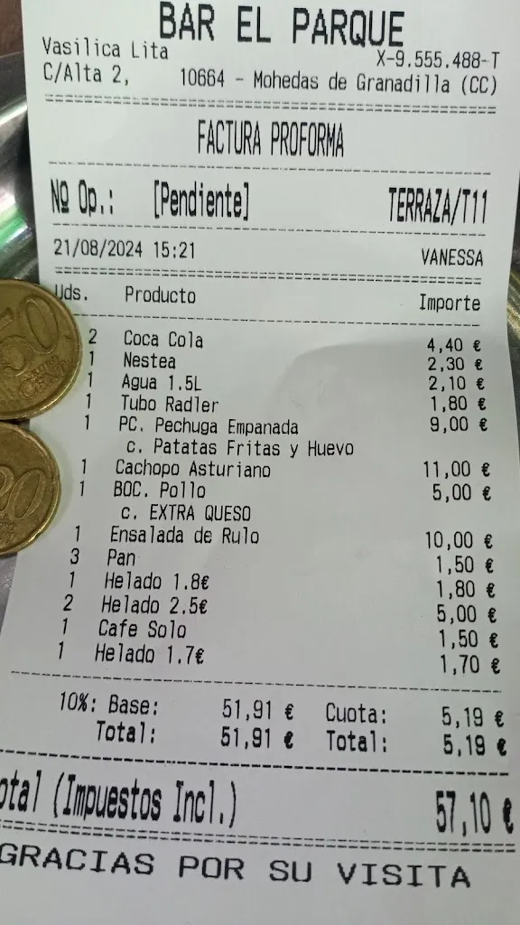 fran rivera_Bar El Parque_Mohedas de Granadilla_review