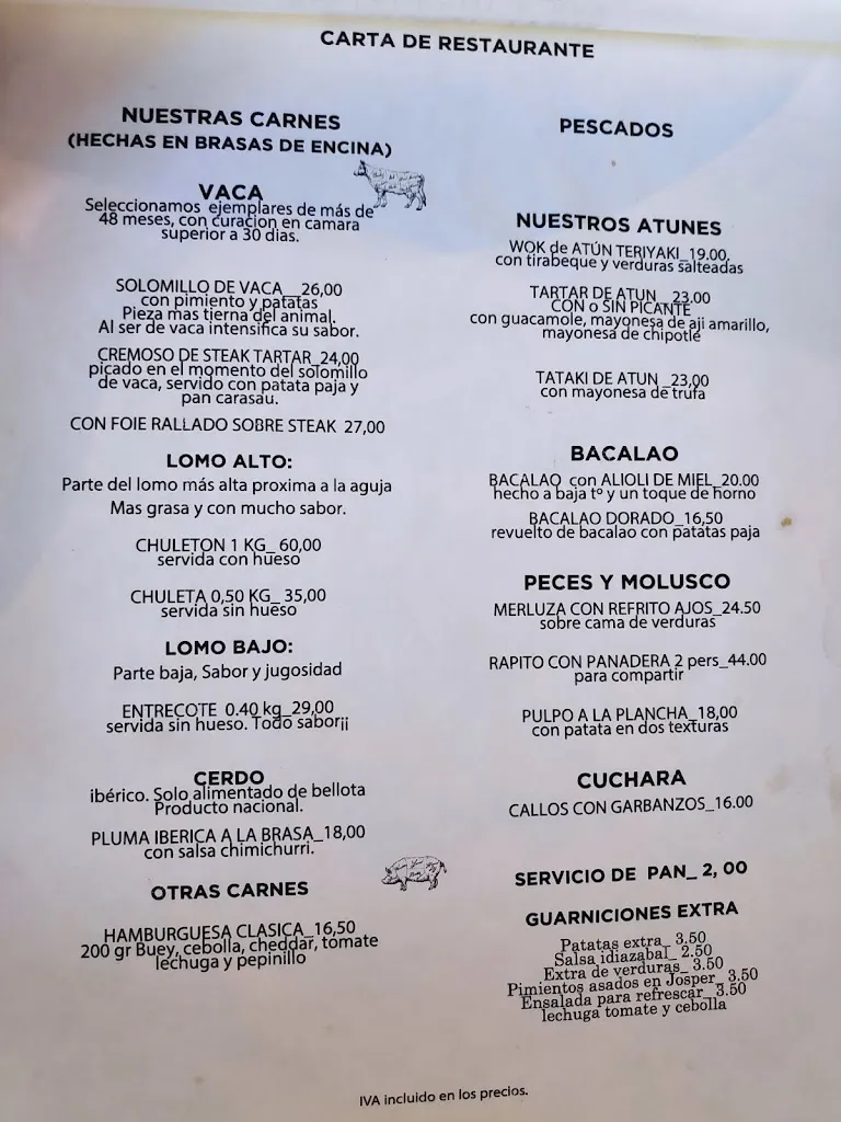 Menü_Restaurante El Ochenta Majadahonda_Majadas_Bild_1