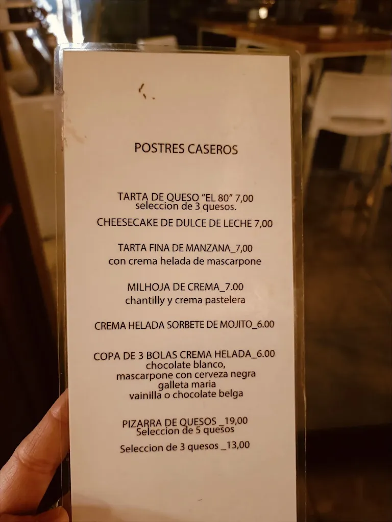 Menü_Restaurante El Ochenta Majadahonda_Majadas_Bild_3