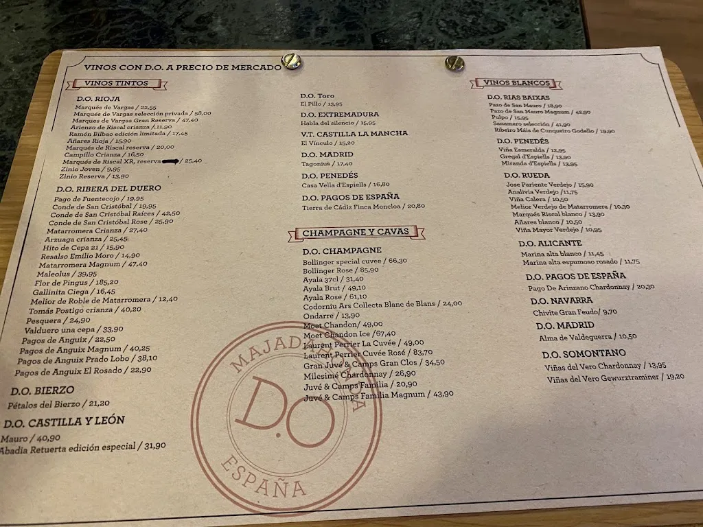 Menu_D.O Majadahonda_Majadas_image_1