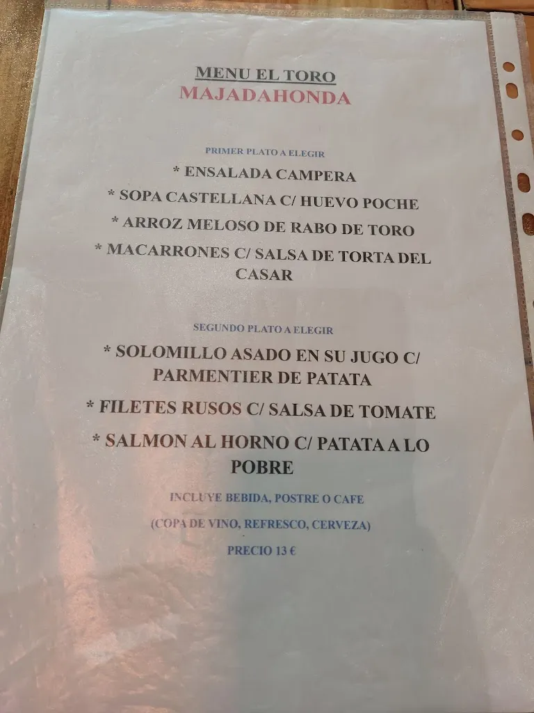 Menu_El Toro Majadahonda._Majadas_image_2