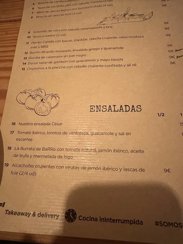 Menu_BaRRa de Pintxos Majadahonda_Majadas_image_4