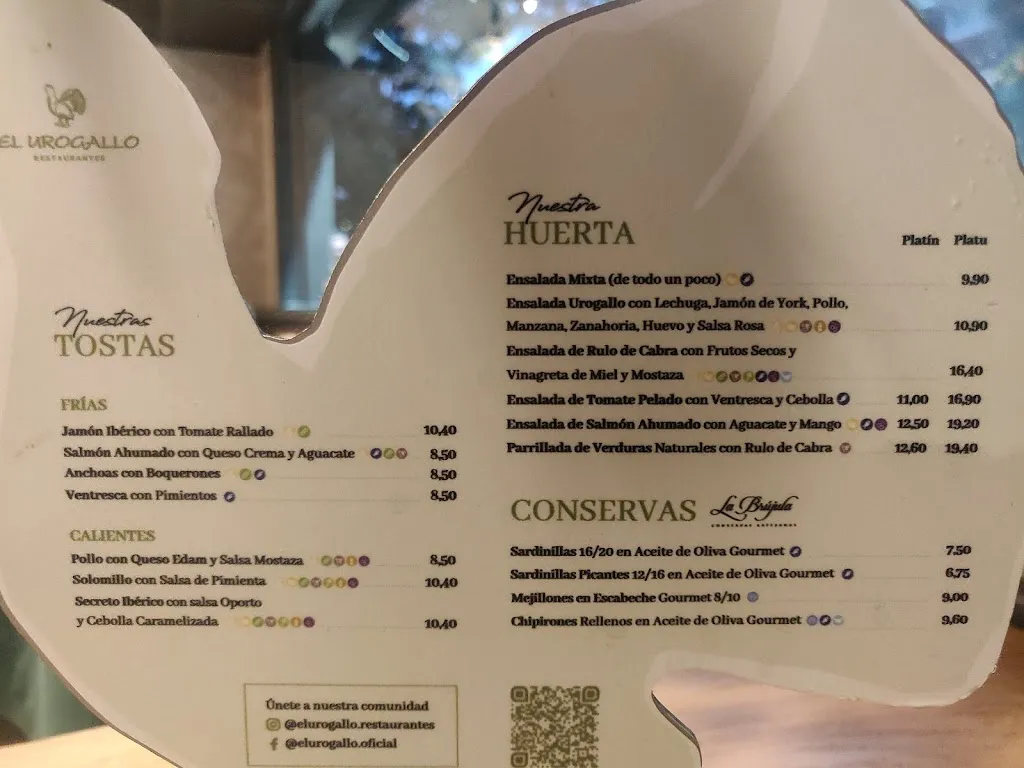 Menu_El Urogallo I Restaurante Príncipe Pío_Majadas_image_2